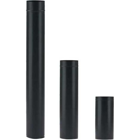Tubo esmaltado 15X25 negro opaco Aeternum Ala