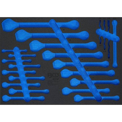 Insert de Servante d Atelier 3/3 Vide - 43 x 6,1 x 59,7 cm - Compatible Art. 4012 - Organisation et Praticité - D-Work