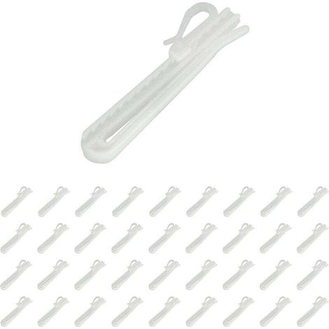 Lot de 36 Crochets de Levage pour Rideaux(8.5cm) (1/4)