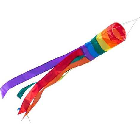 Windsack Regenbogen UV und witterungsbeständig Ø 13 cm, Länge: 88 cm Inklusive Kugelgelenkkupplung (1/5)