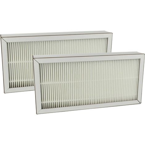 vhbw 2x Luftfilter F7 Ersatz für Pluggit ARFG4F7-150 für Lüfter, Badlüfter, Ventilator, Lüftungsgerät - Weiß