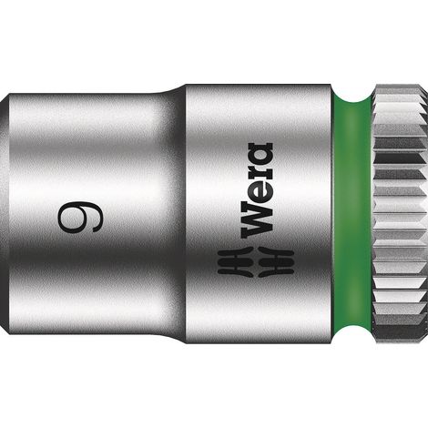 WERA 05003508001 LLAVE DE VASO CON ARRASTRE, 1/4'', 9 MM (1/4)