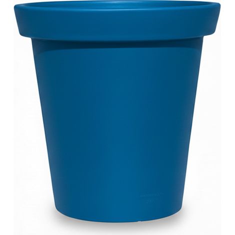 Plast'Up Rotomoulage – Pot de fleurs rond 200L – Dimensions 80x80x80 cm – Polyéthylène haute densité – Résistant aux UV et aux chocs – Pour fleurs et arbustes (1/3)
