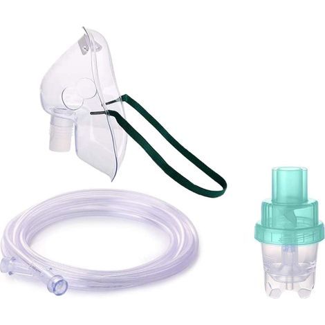 Nebulizer Kit, Child's Mask, Flexible Tube, Cup, Vaporizer for Home Use (1/4)