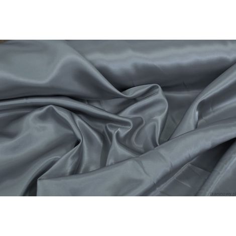 Tessuto in raso liscio, grigio grafite, 115 cm