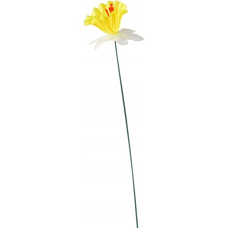 Künstliche gelbe Frühlingsnarzisse mit Stiel, 40 cm