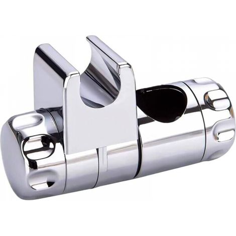 Support Douchette, Support Etanche en Douche à Main à Hauteur Réglable, pour Douchette, Support Douche à Main Remplaçable, Pommeau de Douche 25MM à Diamètre, ABS Chromé (1/5)
