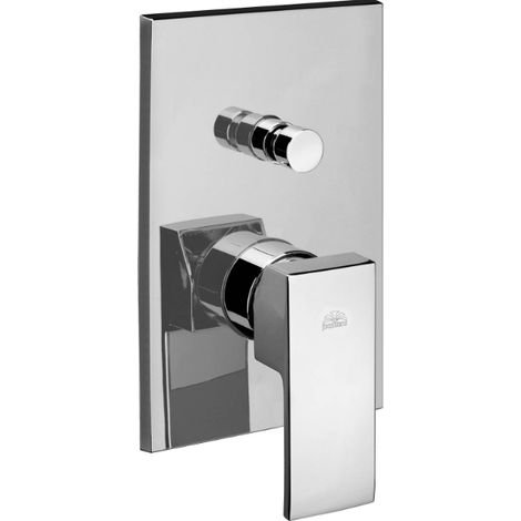 Paffoni Level - Grifo empotrado de ducha con conmutador y cuerpo, cromo LES015CR (1/5)
