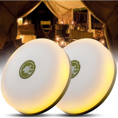 Diwzbyn lot de 2 guirlandes lumineuses extérieures 4 en 1, lampe de camping portable de 10 m avec plusieurs modes d'éclairage, éclairage décoratif pour festivals, idéale pour le camping, alimentation (1/5)