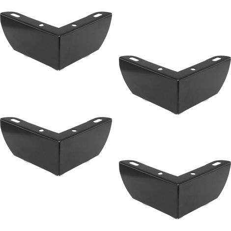 (4 Stück) Dreieckige Möbelbeine, Sofabeine, Ecksofabeine, Tischbeine aus Metall, Sofabeine, Tische, Stühle, Sideboards (1/5)