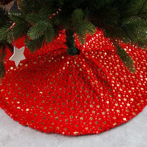 Tapis de sapin de Noël de 122 cm pour les fêtes de fin d'année (1/3)
