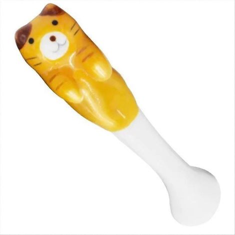 Mignon Animal Spoon suspendu café Dessert Spoon céramique Cartoon chat Spoon chat suspendu Spoon cuisine outils A (1/5)
