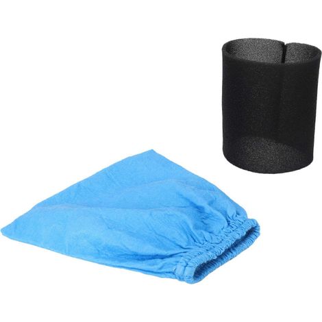 Sacs filtrants textiles, filtres en mousse pour liquides et liquides, compatibles avec les aspirateurs Kärcher MV1, WD1, WD2 et WD3. Pièces détachées pour aspirateurs. (1/5)