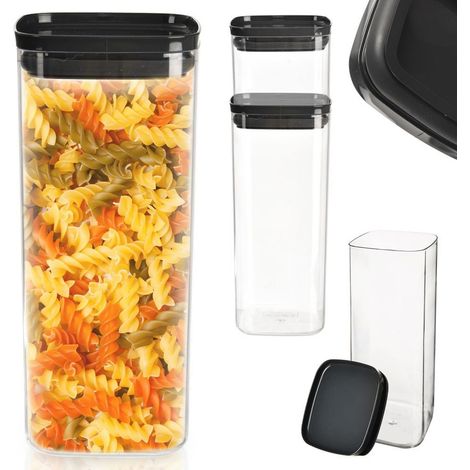 Contenitore da cucina per prodotti sfusi, cibo, caffè, zucchero, sale, pasta 2,1 l (1/5)