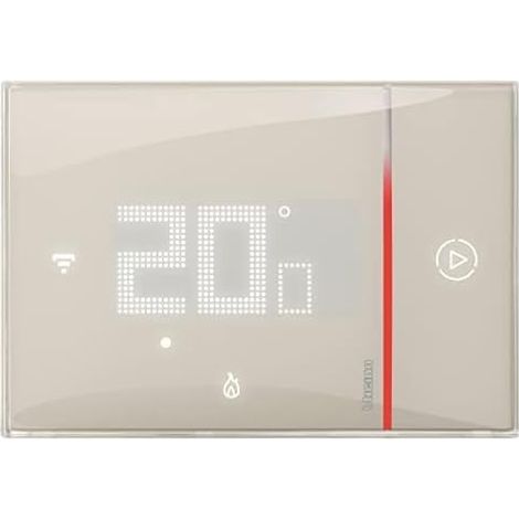 Bticino SXM8002R TERMOSTATO WIFI DIGITALE Smarther2 with Netatmo, Termostato da Incasso, Programmabile, Comando da App, Alexa e Google, Sabbia, Prodotto ricondizionato (1/5)