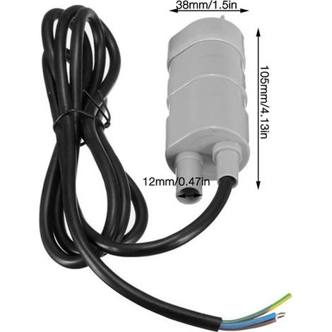Mini Pompe À Eau Submersible 12V DC Pompe De Bassin Silencieuse Pour Aquarium Fontaine Jardin Cascade