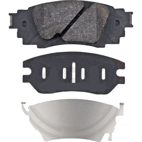 KIT PASTIGLIE FRENO POSTERIORI compatibile con LEXUS UX (AA1,AH1,MA1) / PASTIGLIE FRENANTI AUTO OEM P83160, / SOSTITUZIONE DIRETTA / BASSA POLVERE / SILENZIOSO