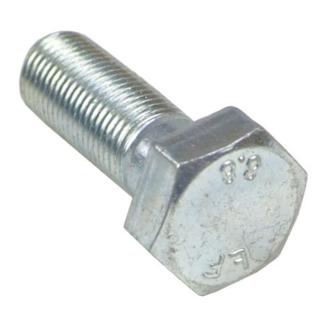 Vite a testa esagonale, filettatura parziale, M12x1.25x35, passo finissimo, DIN 960, volano C-330, zincata bianca (1/3)