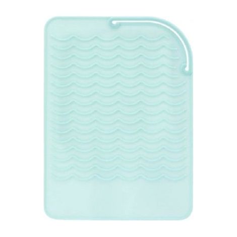 Tapis de protection thermique - Tapis résistant à la chaleur - Antidérapant - Silicone - Tapis pour fer à lisser - Tapis pour fer à friser - Accessoires pour cheveux - Sûr et compact - Tapis chauffant (1/5)