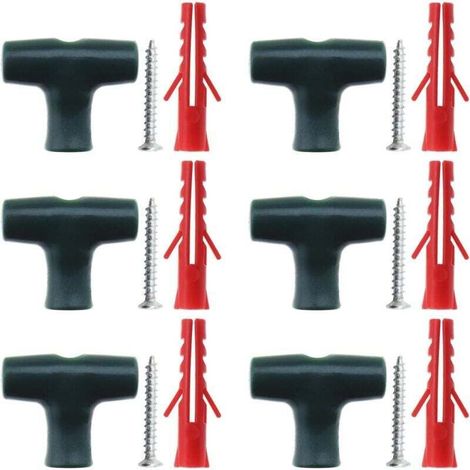 30pcs Clip de Clture Murale Fixation, Kit avec Vis d'ancrage pour Cadre de Fil du Poulet