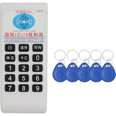 Lecteur et graveur de cartes à puce RFID NFC + duplicateur porte-clés RFID 5XT5577 (1/5)