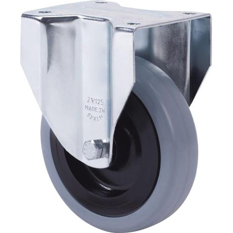 RUEDAS ALEX rueda fija  17zvl80cp-pgasb poliamix-goma gris eje bolas (1/2)