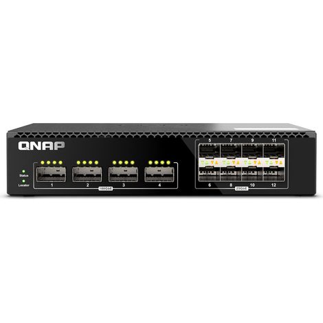 QNAP řízený switch QSW-M7308R-4X (4x 100GbE porty + 8x 25GbE porty, poloviční šířka) (1/5)