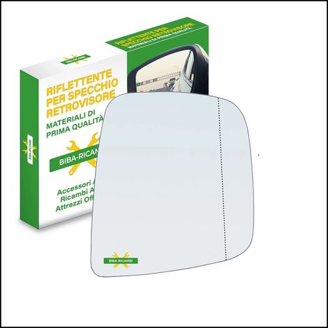 Vetro specchio retrovisore asferico lato dx-passeggero per nissan nv200 / evalia (1/3)