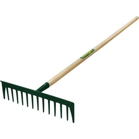Rateau batipro 14 dents droites manche bois pefc 1550 mm