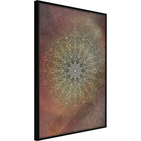 Affiche Murale Encadrée "Subdued Harmony" 30 x 42 cm Noir
