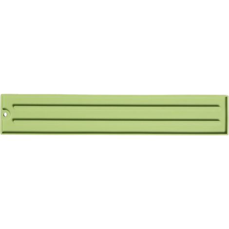 Support de couvercle de pot en silicone vert, tapis de rangement antidérapant résistant à la chaleur, organisateur pour casseroles 45×8 cm (1/5)