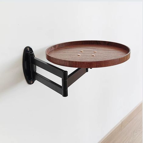 Table murale pliable - Table de balcon suspendue - Ronde (1/5)