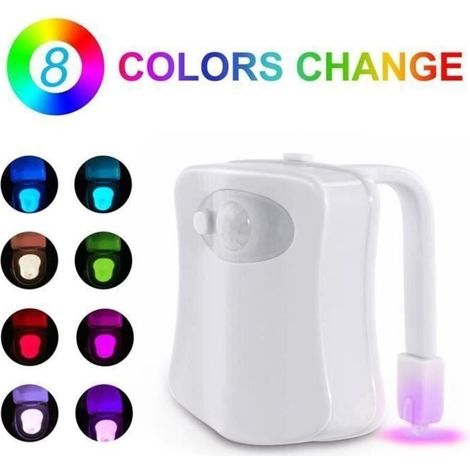 Lampe de Toilette - KING - Mokiro - LED - 8 Couleurs - Détecteur de Mouvement (1/4)