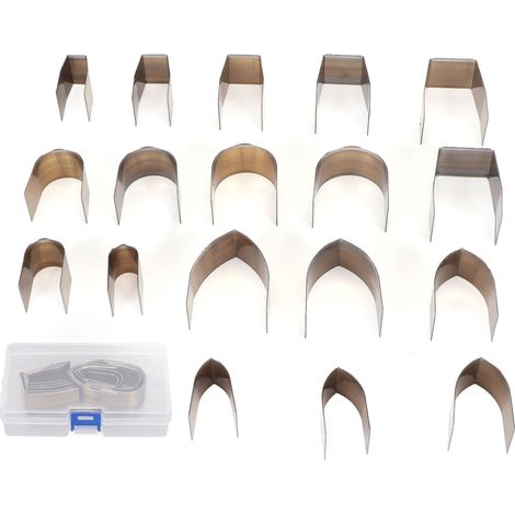 Emporte-pièce en acier à haute teneur en carbone, découpe monobloc pour cuir, outil de perforation pour bricolage, fabrication de ceintures, bracelets et portefeuilles. (1/5)