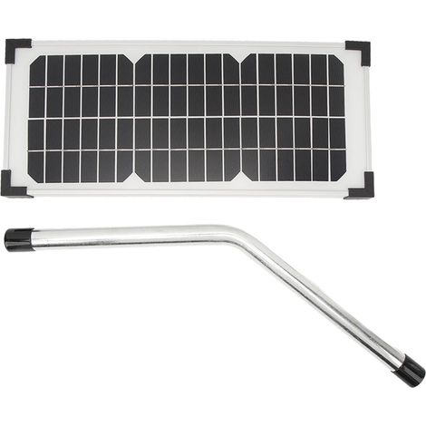 Kit Panneau Solaire 10W FM123 Chargeur Portable pour Batterie Portail Mighty Mule, Panneau Photovoltaïque Rechargeable (1/5)