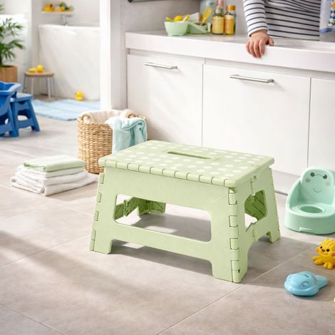 Klapptritt Kunststoff Grün-526000030-Grün (1/3)