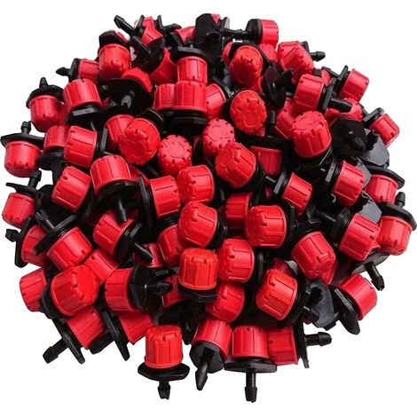 Tropfbewässerungsset, verstellbare Tropfer, einfache Installation, 100 Stück (1/2)