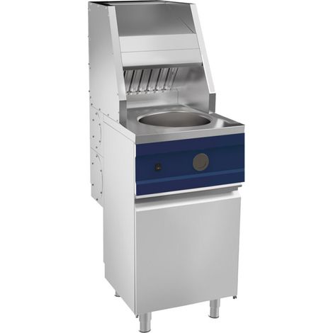 Friteuse à gaz de 1x 13 litres sur meuble avec porte - VIRTUS