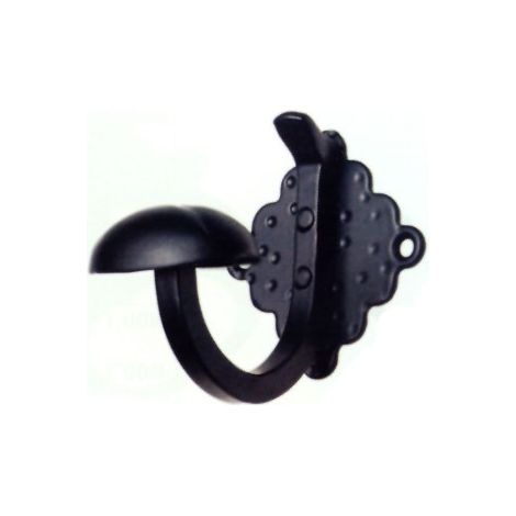(10 u.) COLGADOR NEGRO MATE