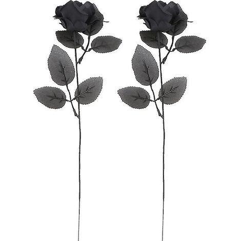 2 roses artificielles