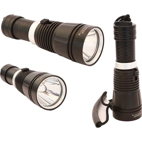 TORCIA LAMPADA SUBACQUEA LED CREE T6 RICARICABILE IMMERSIONE BL-8751
