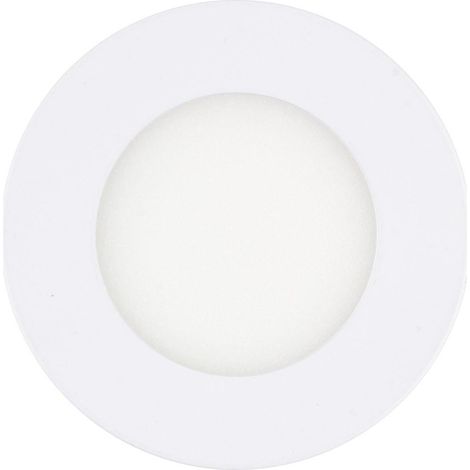 LED Einbaustrahler flach 3W Rund SuperSlim Ausschnitt Ø 70mm 6000K Kaltweiß
