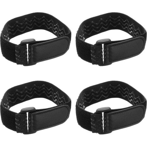 Lot de 4 attaches Velcro refermables et flexibles pour la gestion des câbles et l'organisation des outils, pour la maison, l'atelier, l'extérieur et le jardinage, 30 x 3 cm (1/5)