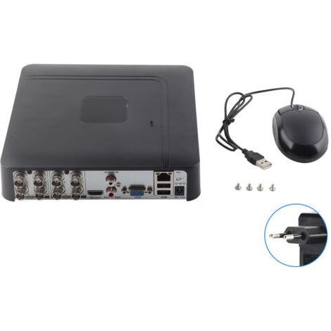 CCTV de sécurité 8 canaux 8CH AHd CVI/TVI/DVr NVR 5 en 1 Enregistreur vidéo en temps réel 100-240V EU (1/5)