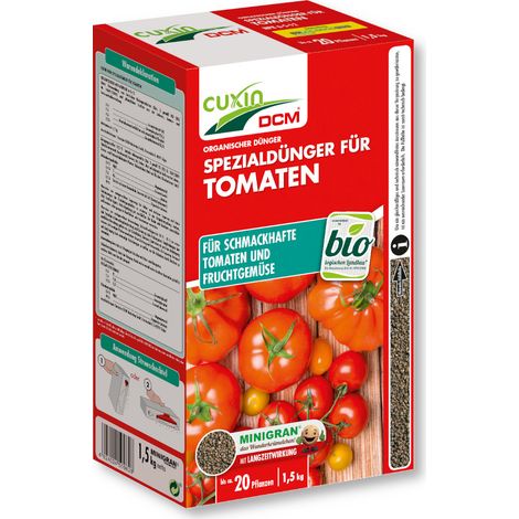 Cuxin engrais pour tomates 1,5 kg engrais pour légumes, engrais potassique, effet à long terme