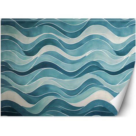 Papier peint Vagues de mer abstraites 250x175 (1/5)