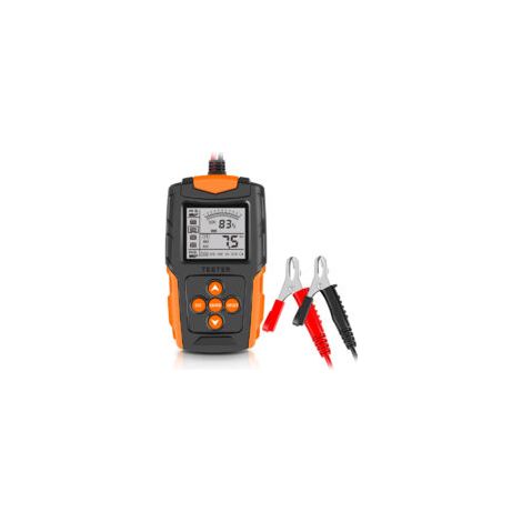 Analizador digital de baterías LCD - Probador de baterías de coche de 12V/24V - Herramienta de diagnóstico de carga de coche - Crezuo (1/4)