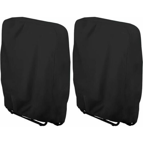 Housse de Chaise Longue Pliante, 2 Pièces Housse de Protection pour Chaise Longue Pliante, Housse Transat Jardin Imperméable, (1/4)