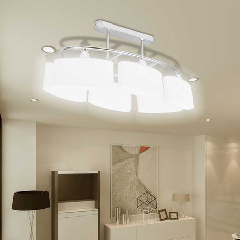 Teenpull – Deckenlampe mit ellipsenförmigen Glasschirmen 2 Stk. E14 (1/5)
