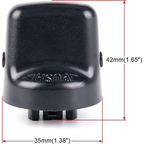 D461-66-141A-02 Zündschalter-Innenknopf-Set, zweiteilig, passend für Mazda 07-15